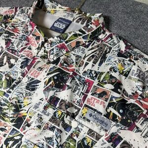 Columbia PFG Star Wars Shirt 5X Comic Book Graphic Darth Vader‎ R2-D2 EUC